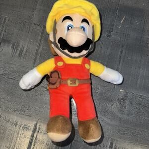 Little Buddy Super Mario All Star Builder Mario 10” Plush. See pictures.